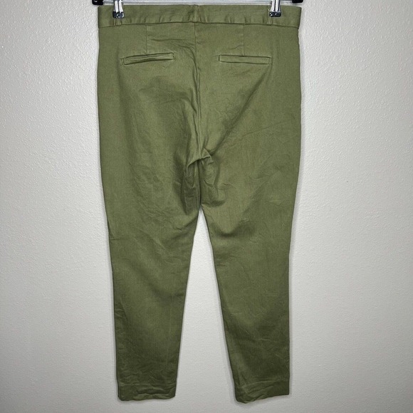 Banana Republic Sloan Women's Green Mid-Rise Tapered Leg Stretch Pants Sz 6 - Picture 4 of 11